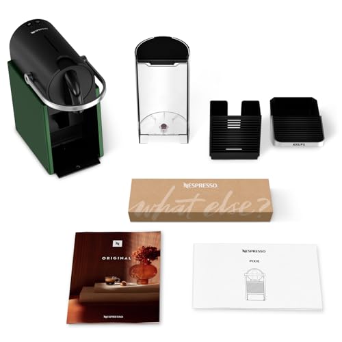 Nespresso Pixie – Machine à Café à Capsules, Vert Foncé