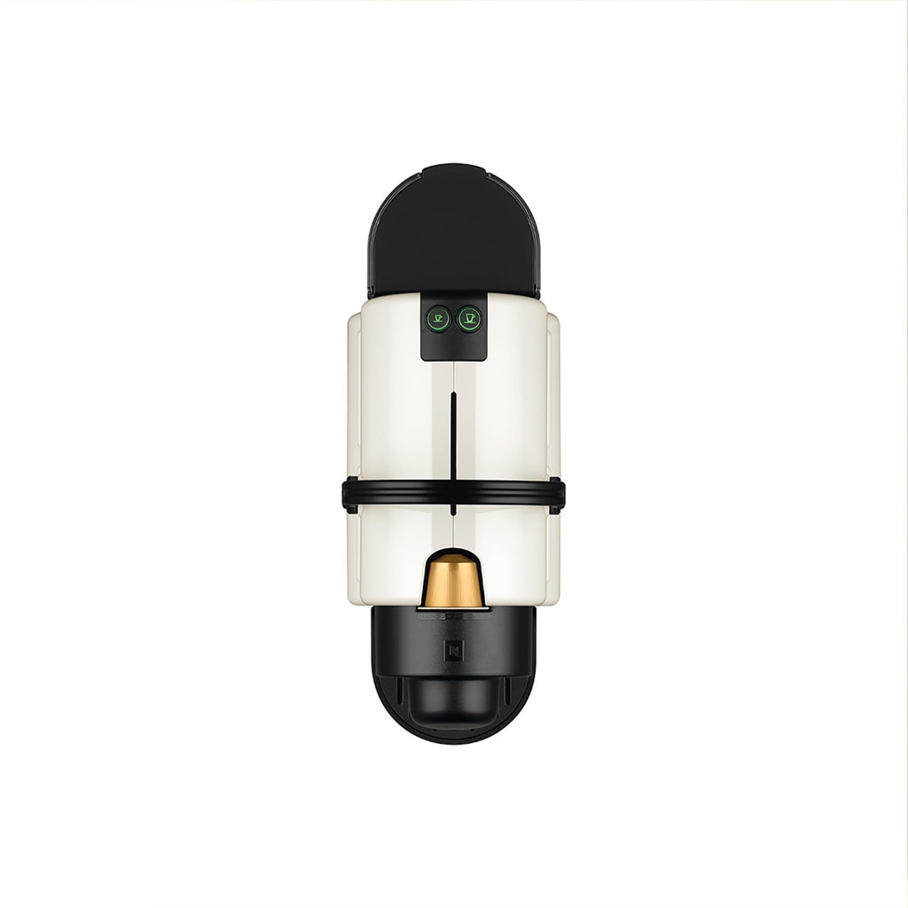Nespresso Inissia – Machine à Café Espresso, Blanc, Finition Mat et Brillant