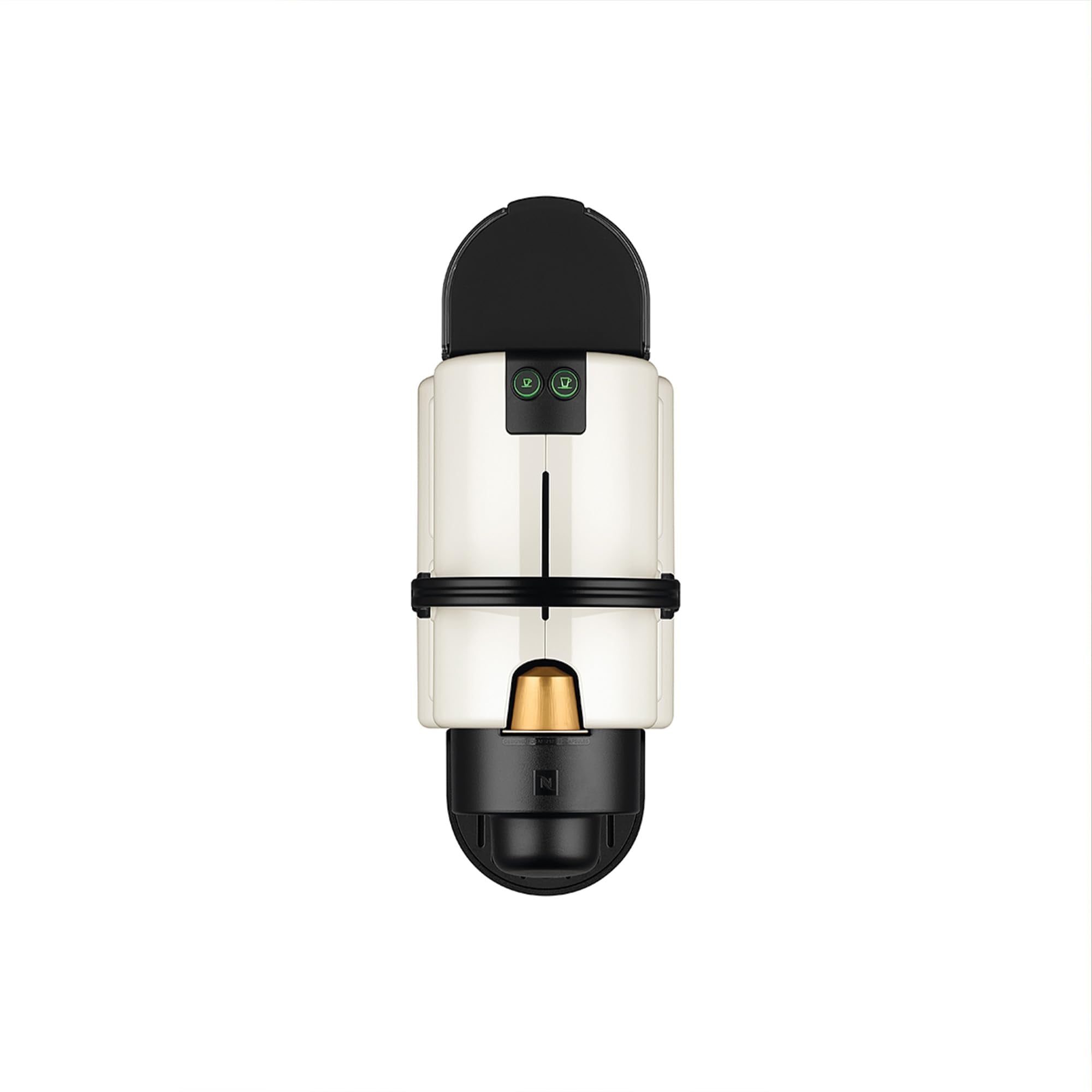Nespresso Inissia – Machine à Café Espresso, Blanc, Finition Mat et Brillant