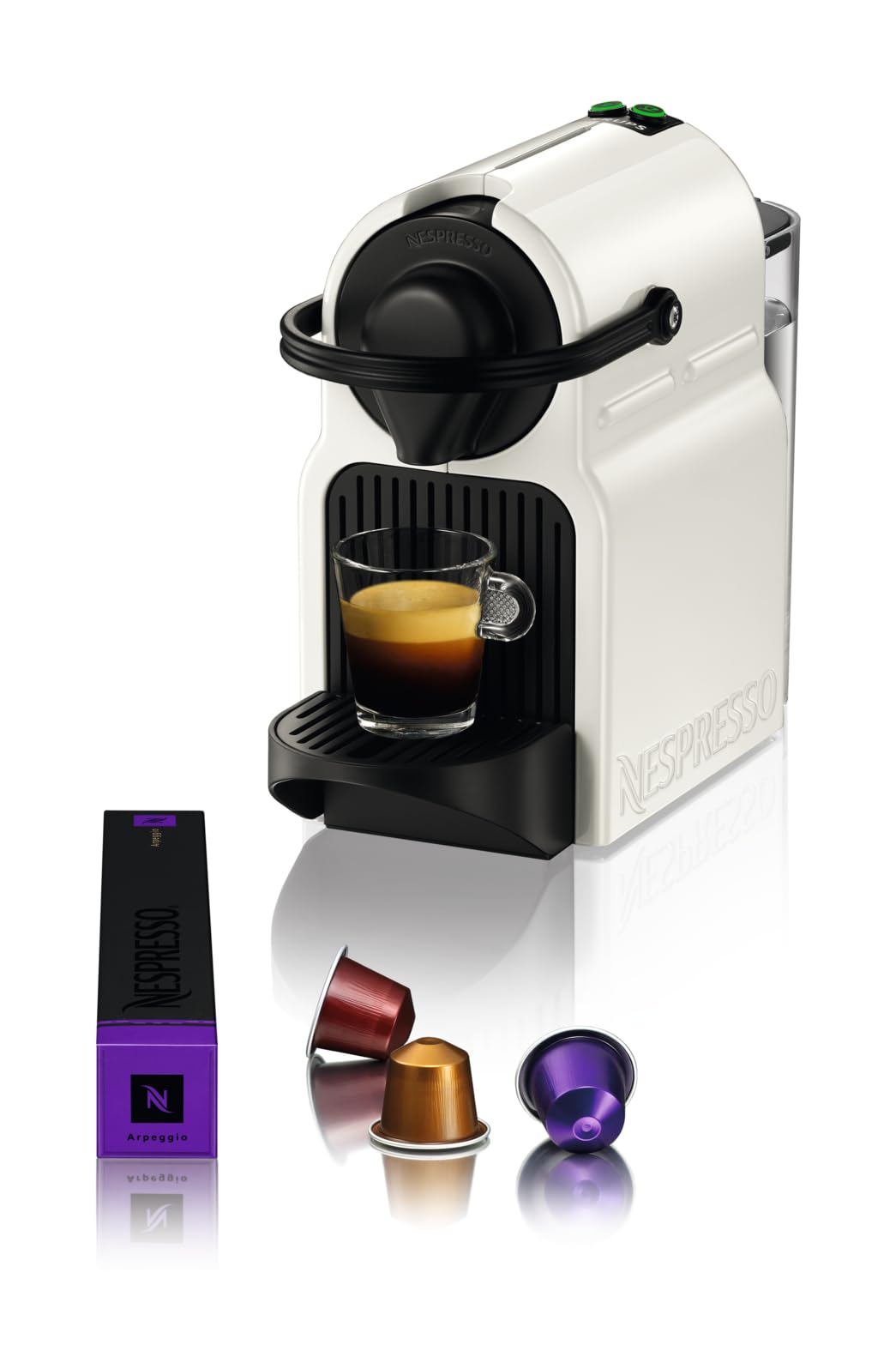 Nespresso Inissia – Machine à Café Espresso, Blanc, 19 Bars