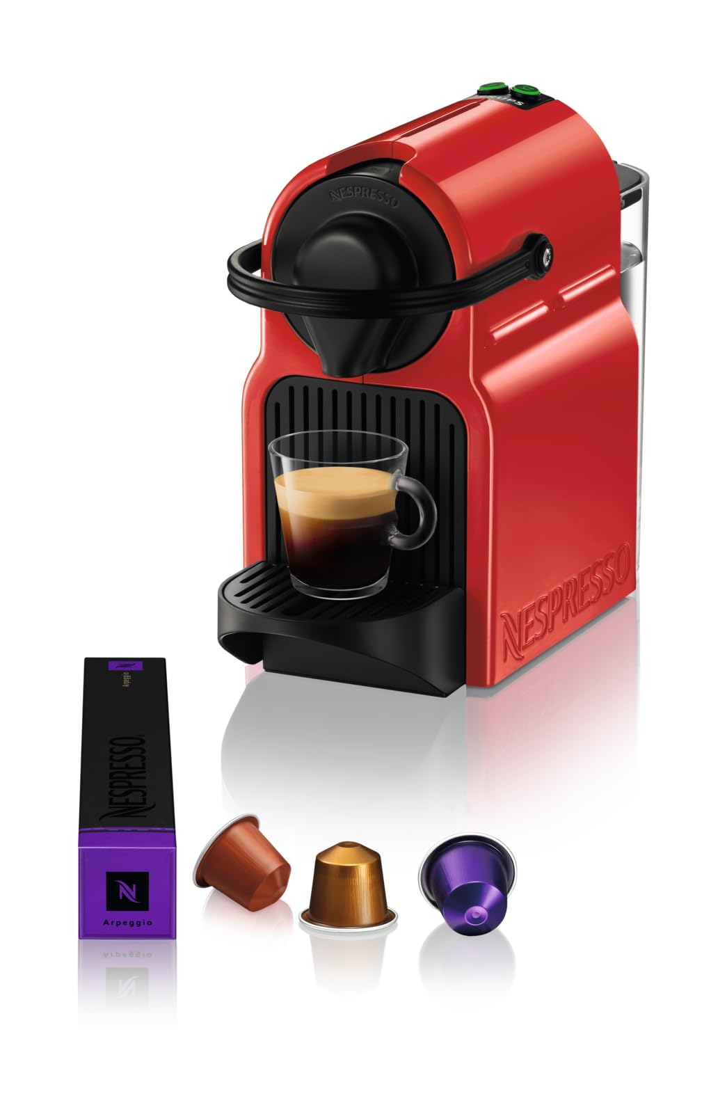 Nespresso Inissia – Machine à Café Espresso, Rouge