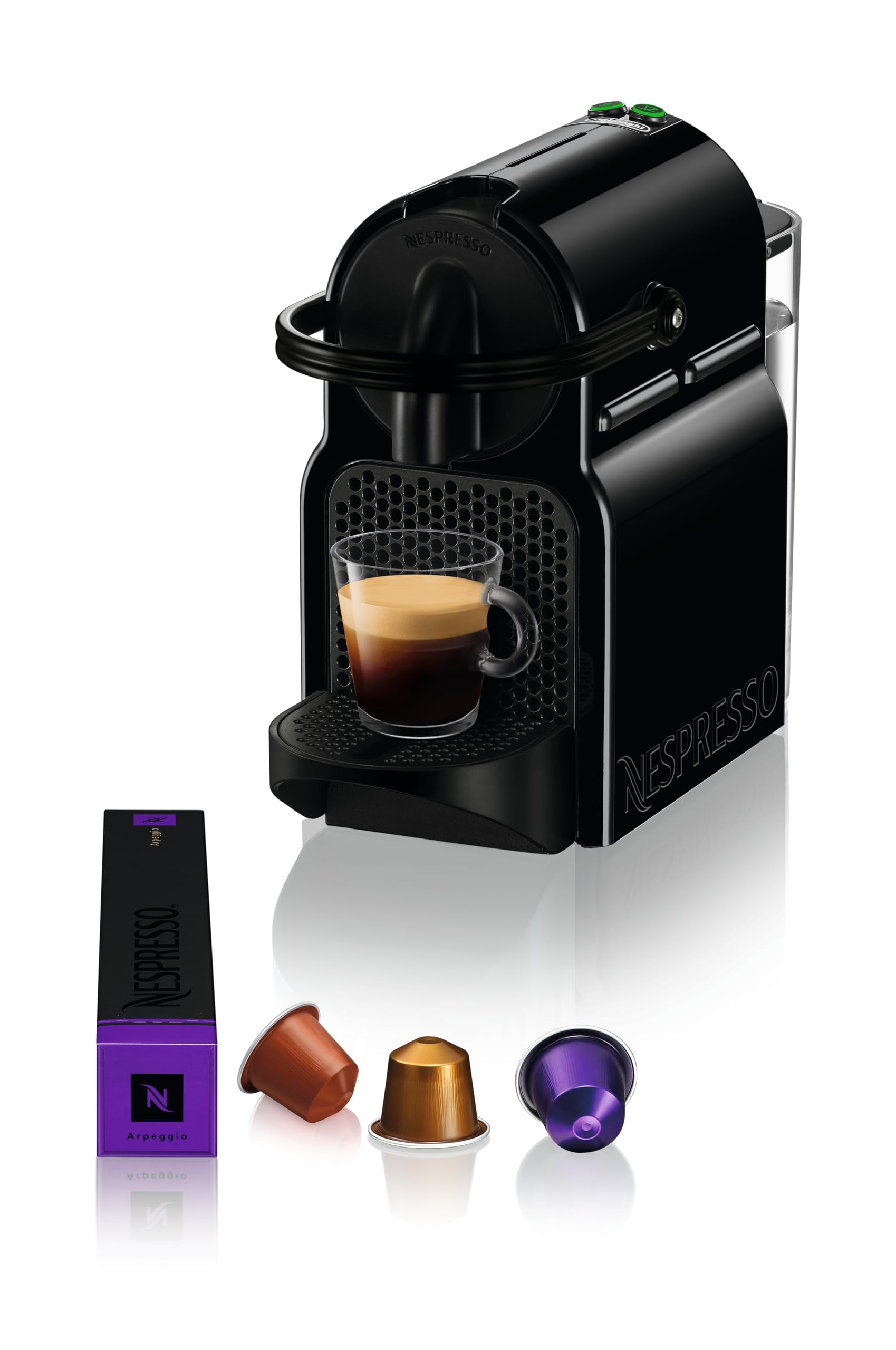 Nespresso Inissia – Machine à Café à Capsules, Noir, 19 Bars
